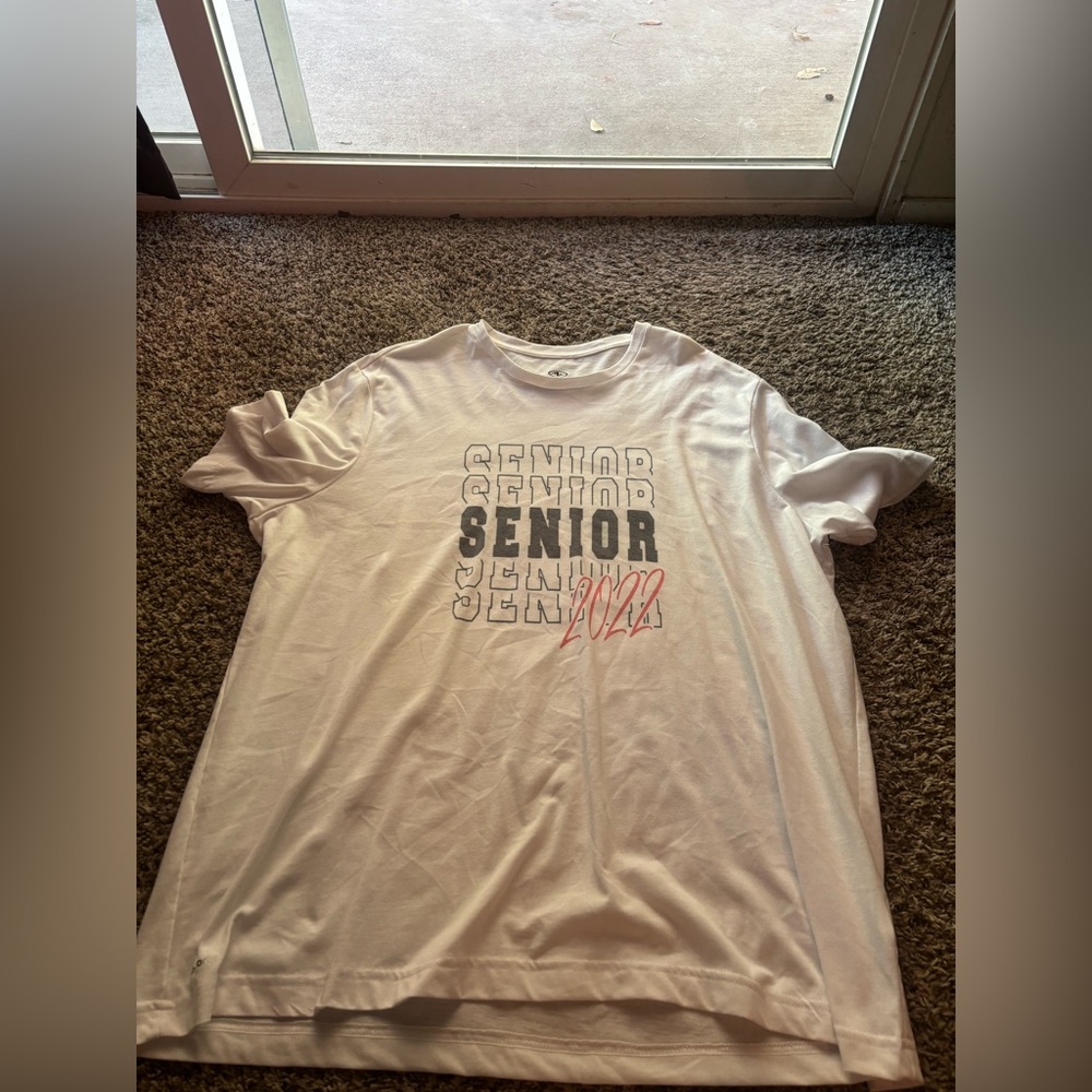 Athletic Works White Senior Graphic Tee